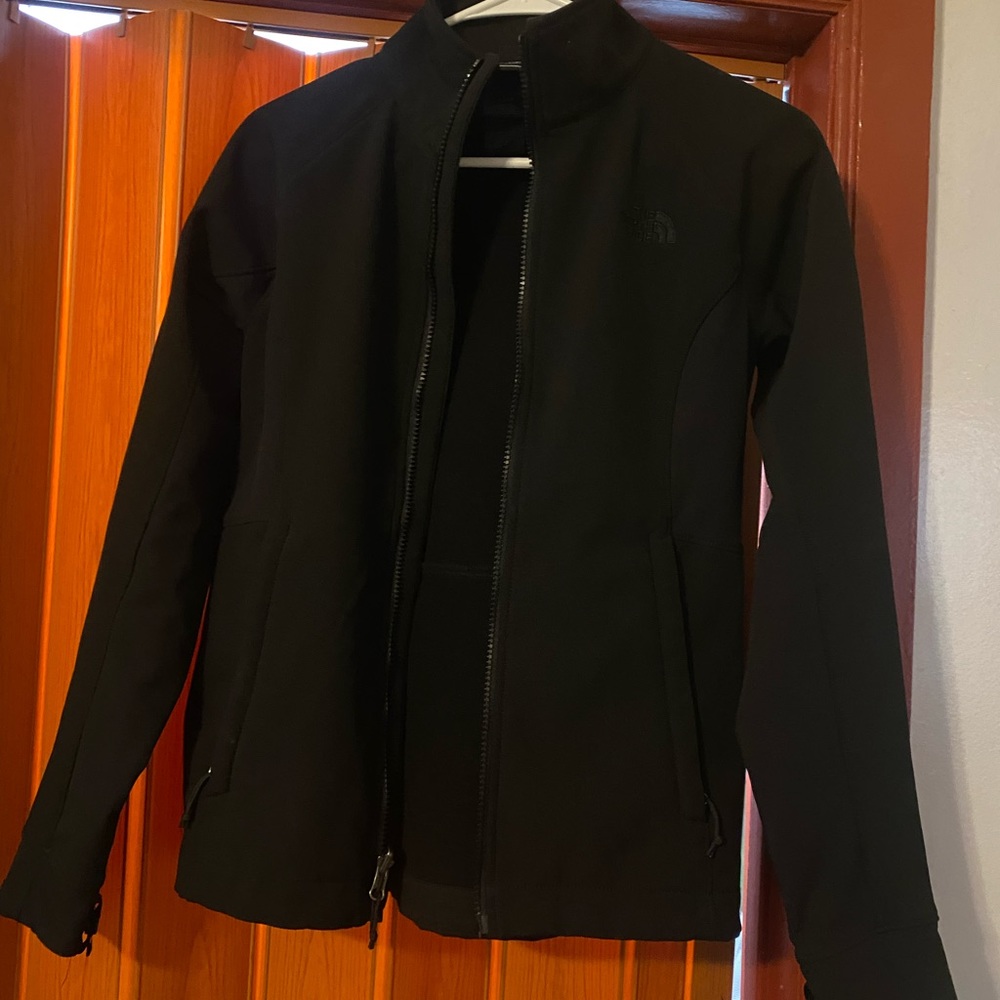 Black NorthFace Hard shell